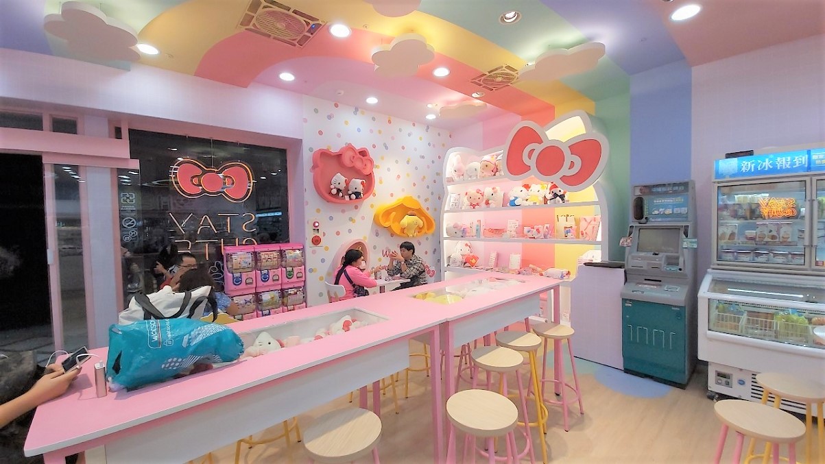 【台北 西門商圈】7-11 X三麗鷗聯名店 – 轉角遇見Hello Kitty @貝大小姐的多元心宇宙