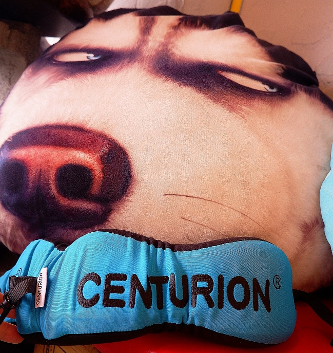 【旅行用品推薦】CENTURION百夫長捲捲記憶棉旅行枕 可拆洗可調式防滑繩 @貝大小姐的多元心宇宙