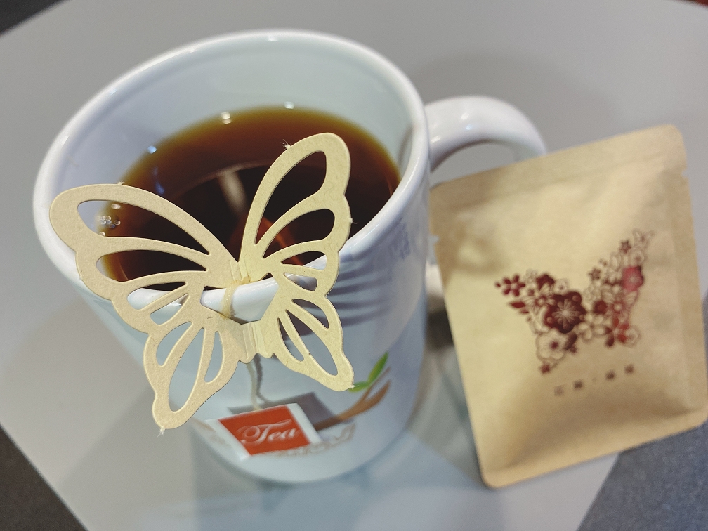 【臺灣創意茶包推薦】一杯創意-花舞福蝶 紅玉紅茶 @貝大小姐的多元心宇宙