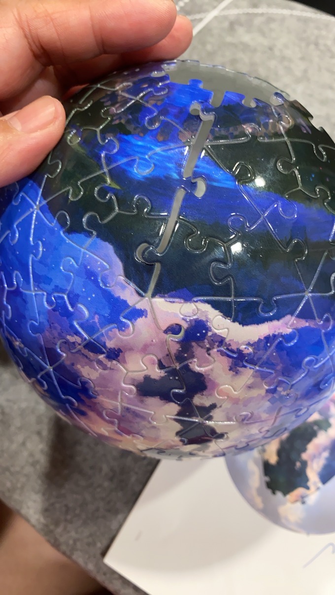 【疫起在家找事做】Pintoo Puzzle Sphere Light立體球型拼圖 @貝大小姐的多元心宇宙