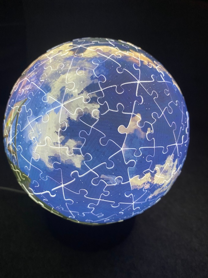 【疫起在家找事做】Pintoo Puzzle Sphere Light立體球型拼圖 @貝大小姐的多元心宇宙