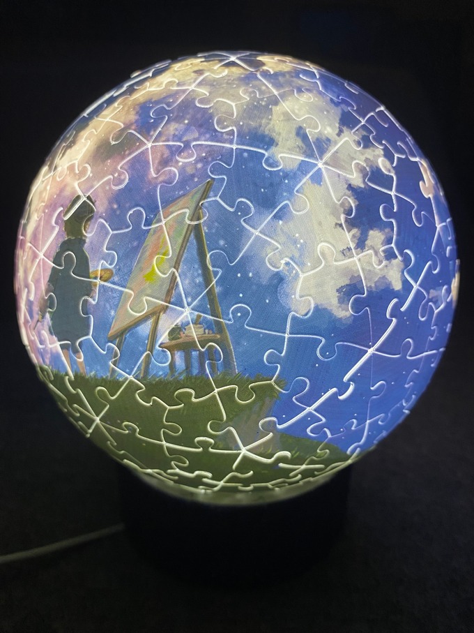 【疫起在家找事做】Pintoo Puzzle Sphere Light立體球型拼圖 @貝大小姐的多元心宇宙