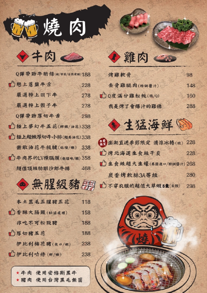 【板橋必吃燒肉，串燒，生啤，聚餐】板橋淡定人生炭火燒肉小酒館 @貝大小姐的多元心宇宙