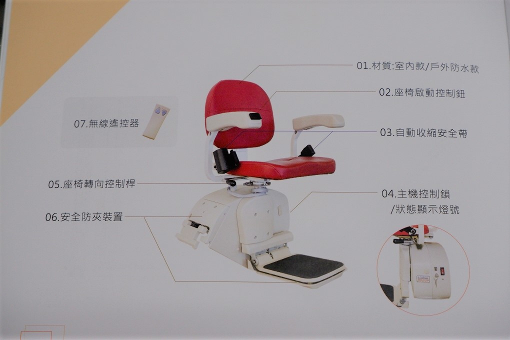 【銀髮照護輔具】羅布森樓梯升降椅 有著夢幻級遊樂園的乘坐舒適感！ @貝大小姐的多元心宇宙