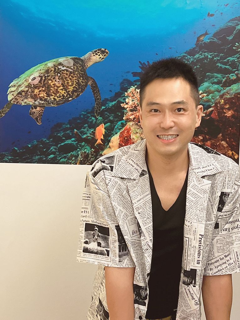 【花蓮住宿推薦】鮪魚家族飯店 花蓮館 特有的自然氛圍  在一樓的海洋造景中  就能立馬感受到大自然的呼喚！ @貝大小姐的多元心宇宙