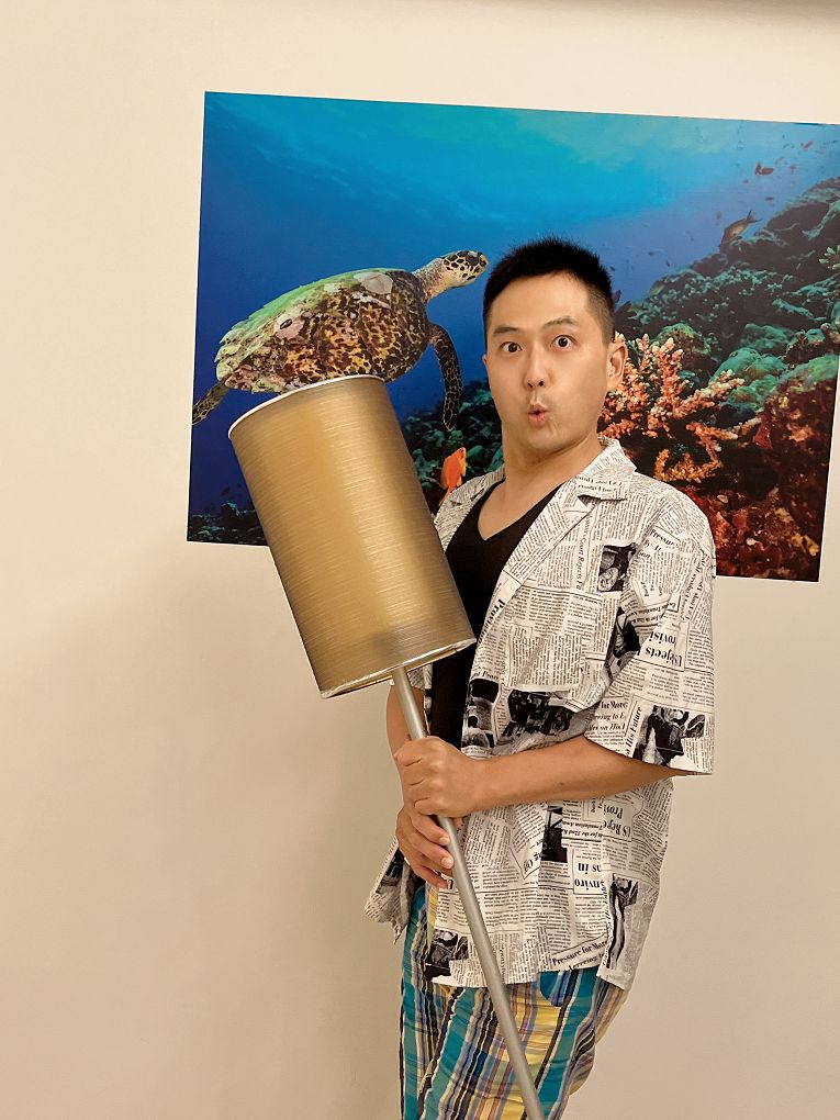 【花蓮住宿推薦】鮪魚家族飯店 花蓮館 特有的自然氛圍  在一樓的海洋造景中  就能立馬感受到大自然的呼喚！ @貝大小姐的多元心宇宙