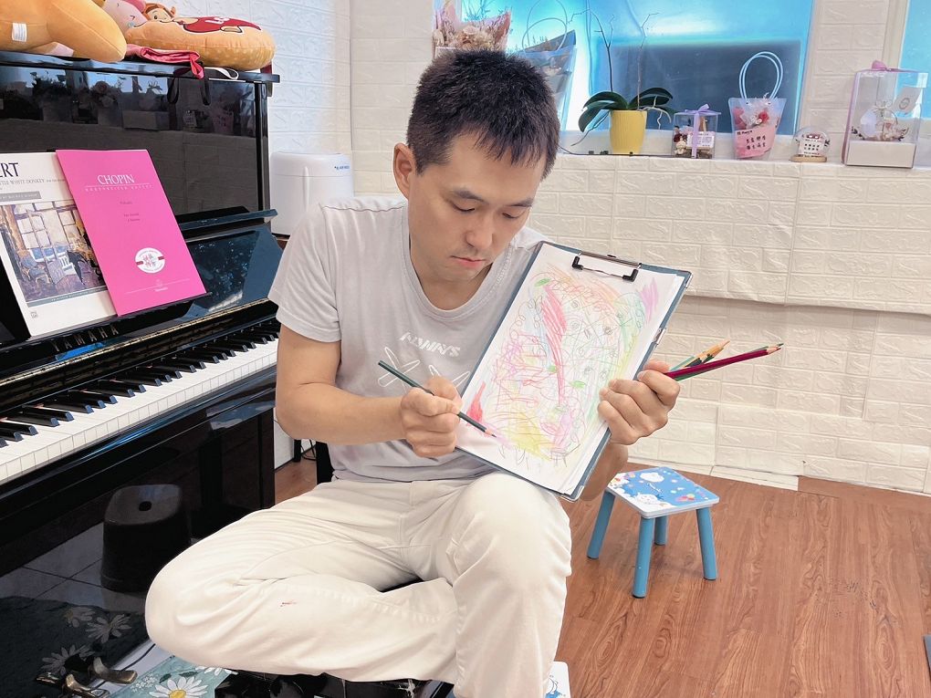 【士林 音樂療癒繪畫】瑪姬音樂療癒繪畫 無論是生活瑣事、過往創傷、關係觸礁或事業發展，都可以在這音樂療癒繪畫過程中得到答案及釋放！ @貝大小姐的多元心宇宙