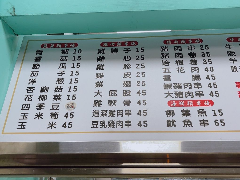 【桃園 八德串燒燒烤推薦】品串串燒 架上的串燒串得又整齊又漂亮，居酒屋的水準，卻是超親民的價格，獨門醬汁及辣粉讓你一試成主顧！ @貝大小姐的多元心宇宙