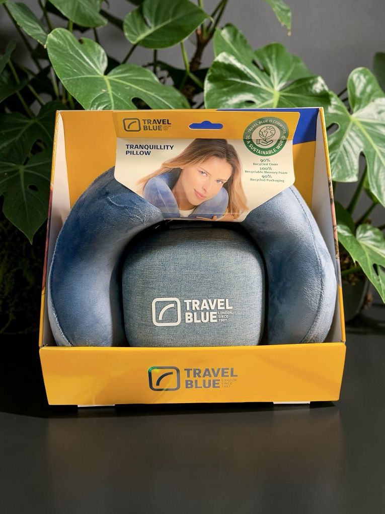 【網購旅行頸枕推薦】Travel Blue 藍旅 寧靜頸枕同色套組 「藍藍組」頸枕界的顏值擔當，實用度與質感一次滿分！ @貝大小姐的多元心宇宙