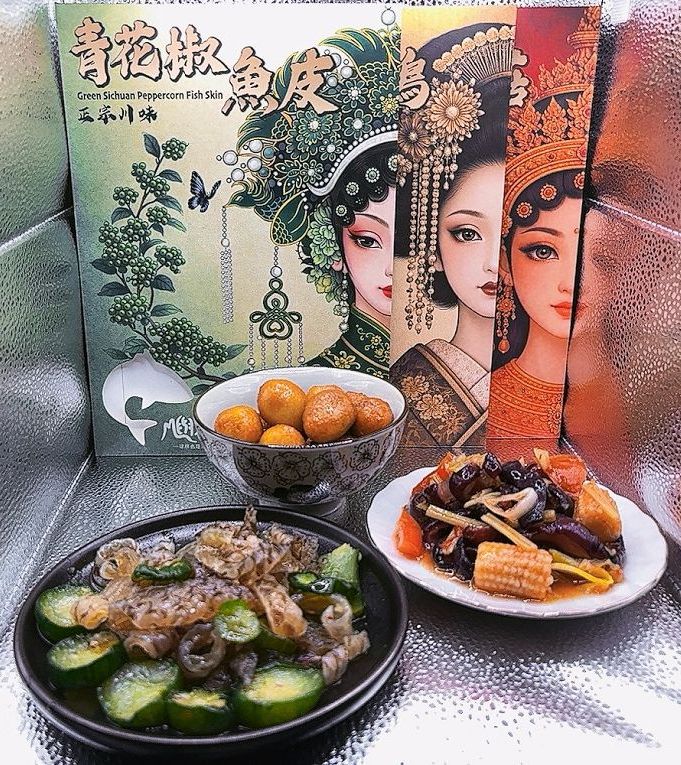 【網購冷凍即食涼拌菜推薦】嶼夜 青花椒魚皮、琥珀鵪鶉、泰式海香菇 懶得下廚也能吃好料，冷凍即食涼拌菜一次滿足！ @貝大小姐的多元心宇宙