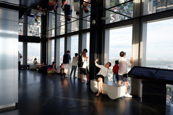 【泰國 曼谷景點】Mahanakhon Skywalk 曼谷玻璃天空步道 @貝大小姐的多元心宇宙