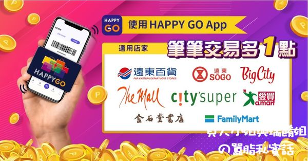【手機APP功能推薦】HAPPY GO APP下載賺好康 @貝大小姐的多元心宇宙